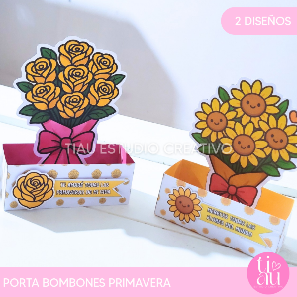 Producto - KIT PORTA BOMBONES PRIMAVERA