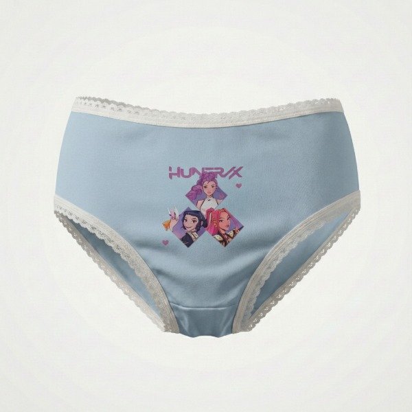 Producto - BOMBACHITA K-POP DEMON HUNTER CELESTE PURO ALGODON