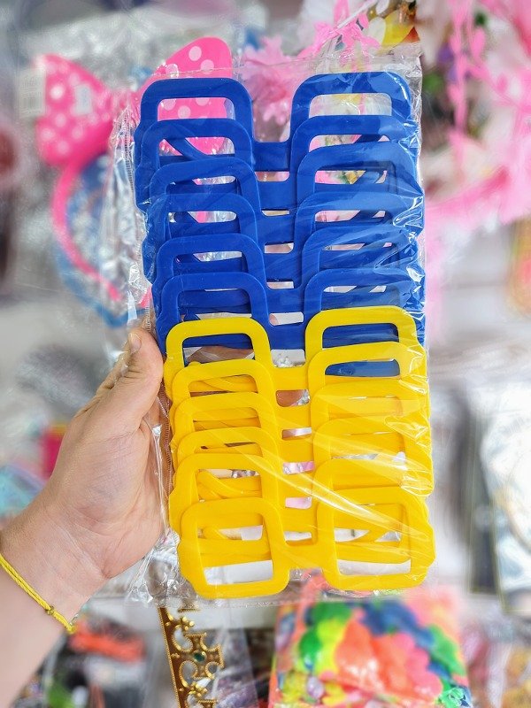 Producto - Anteojo Cuadrado Azul/Amarillo x6 u.