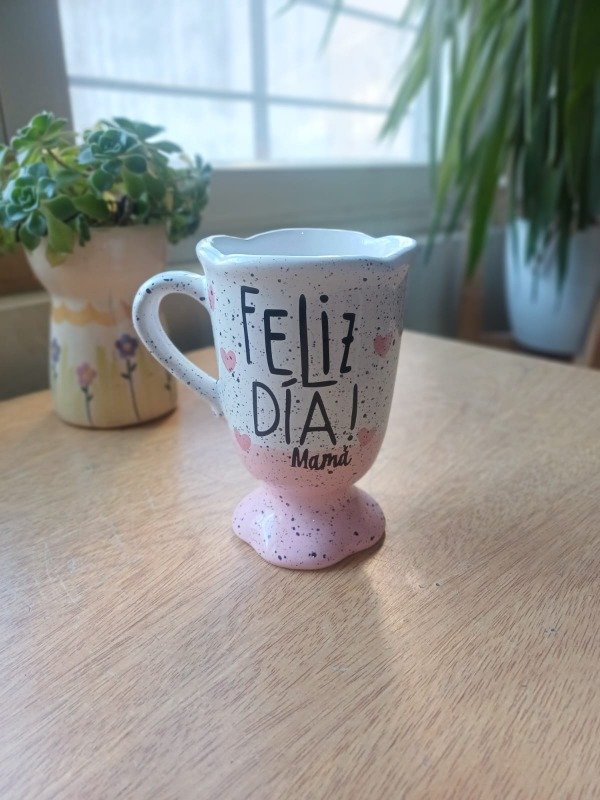 Producto - CHOCOLATERA FLOR BICOLOR ROSA