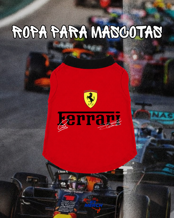 Producto - Chaleco Ferrari firmas (PEQUEÑO)