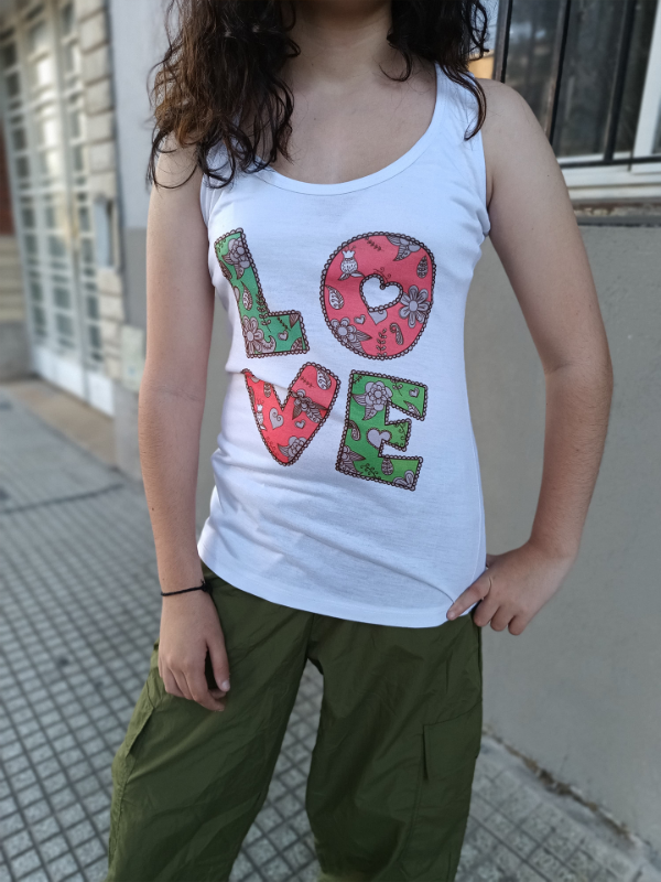 Producto - Musculosa Deportiva Love