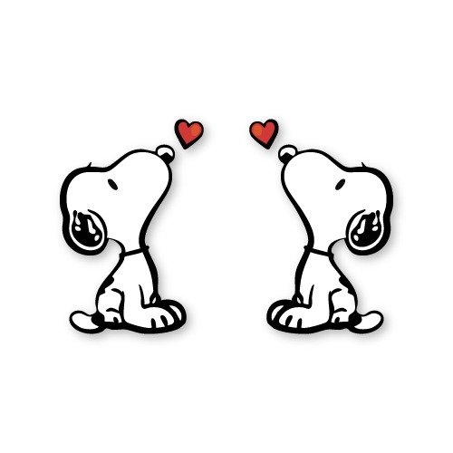 Producto - Aros pasantes - Snoopy