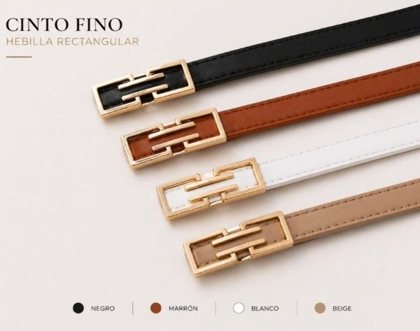 Producto - Cintos Finos De Cuerina 2