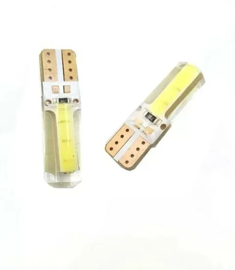 Producto - T10 Siliconado Largo COB Blanco