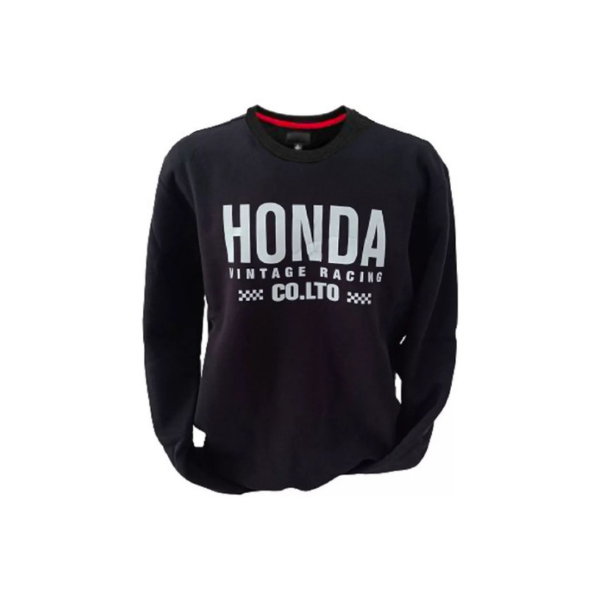 Producto - Buzo Honda Crew Neck Vintage Co - Negro