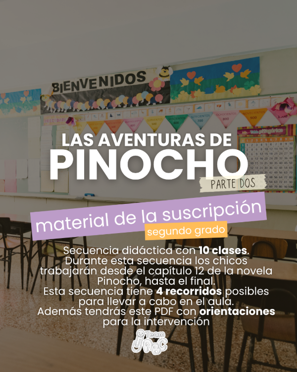Producto - SECUENCIA DIDACTICA PINOCHO PARTE II - 0