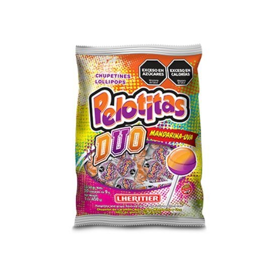 Producto - Chupetín Pelotitas Dúo x50unid (Lheritier)