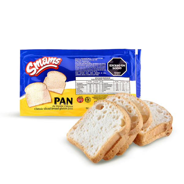 Producto - Pan Molde Clásico gluten free Smams