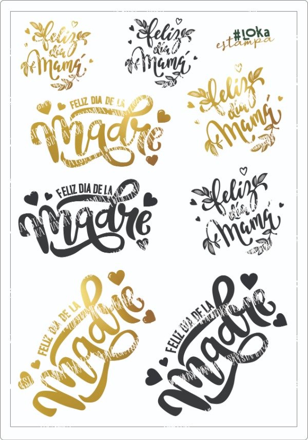 Producto - Termotransferible 20x29cm Dia de la Madre #4