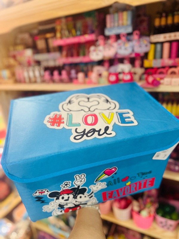 Producto - Organizador de tela plegable Minnie y Mickey con licencia original - 2