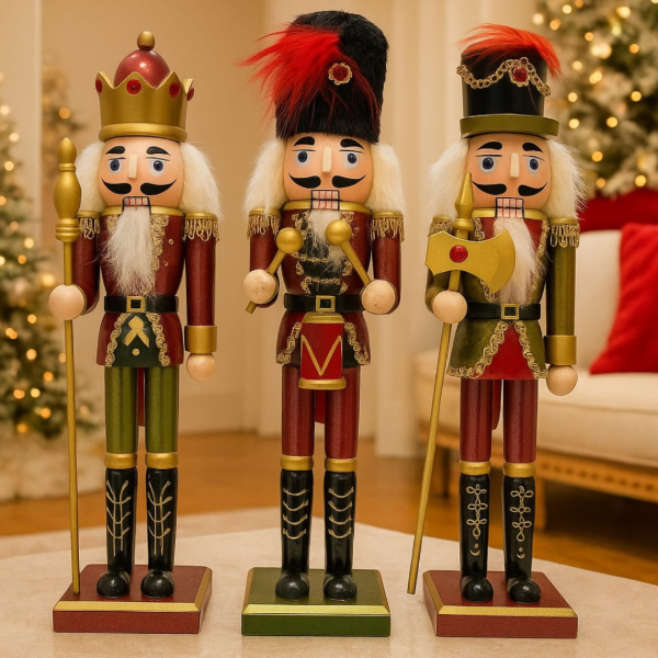 Producto - CASCANUECES NAVIDAD GOLD 38CM