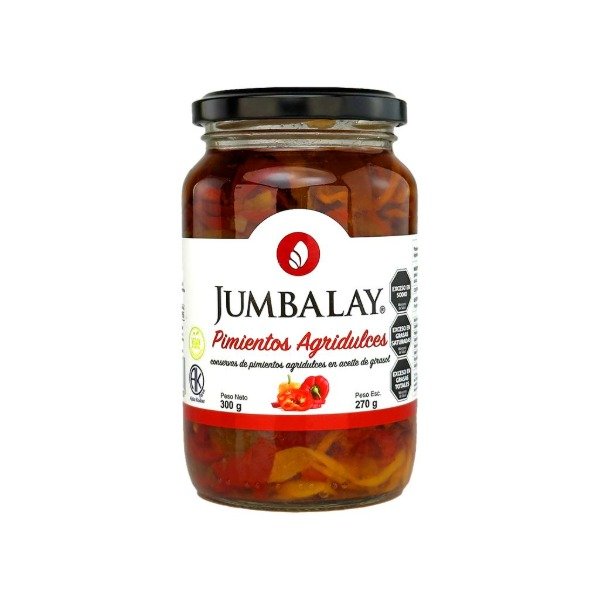 Producto - Pimientos Morrones Agridulces Sin Conservantes Aceite - Jumbalay X360gr