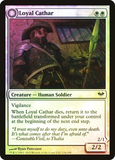 Producto - Loyal Cathar Foil  Dark Ascension