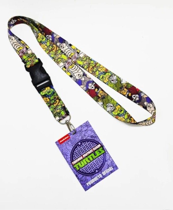 Producto - Llavero Cinta Lanyard Tortugas Ninja TMNT Licencia Oficial