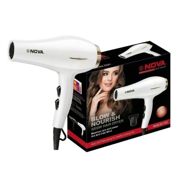 Producto - Secador Nova Modelo: NV-7221 Blanco