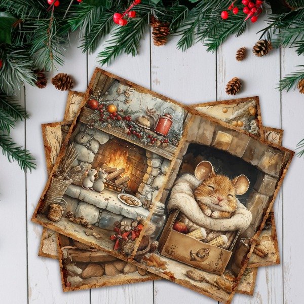 Producto - Archivos Digitales: Papeles Navideños 2