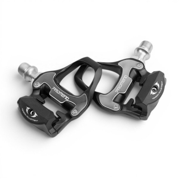 Producto - Pedales Automáticos de Ruta Promend PD-R97 Aluminio y Calas Incluidas - 0