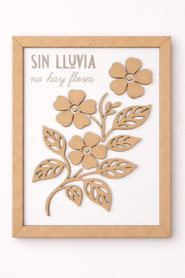 Producto - Sin lluvia no hay flores