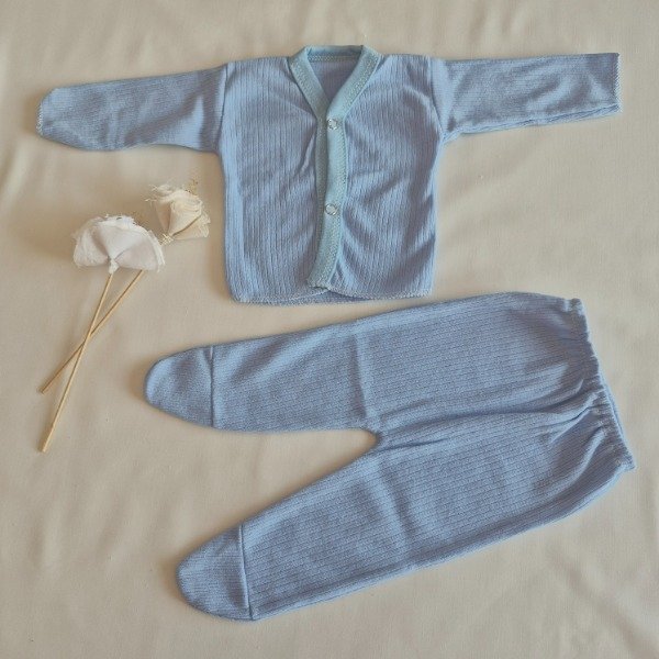 Producto - Conjunto batita y ranita RN azul