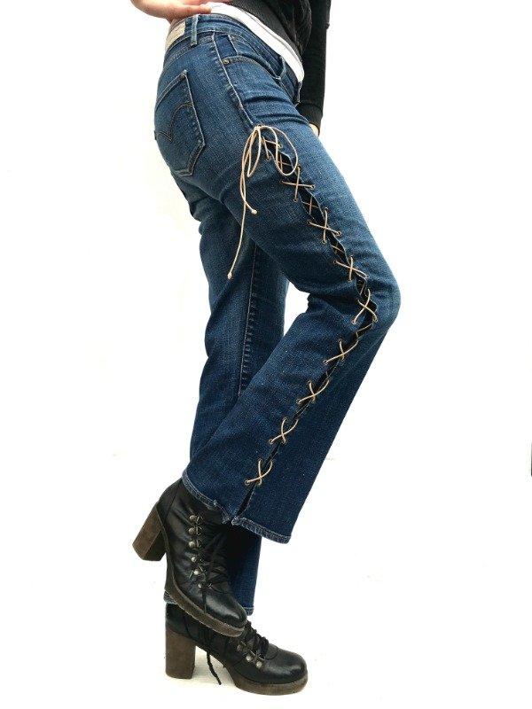 Producto - Eyelet Oxford jeans elastizado - 1