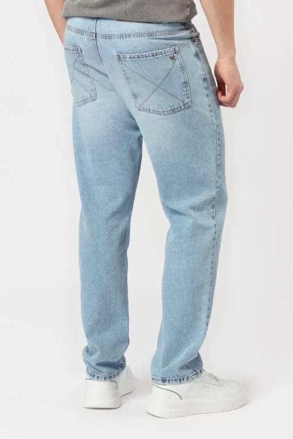 Producto - Jean Straight Tafica Celeste Tascani - 1