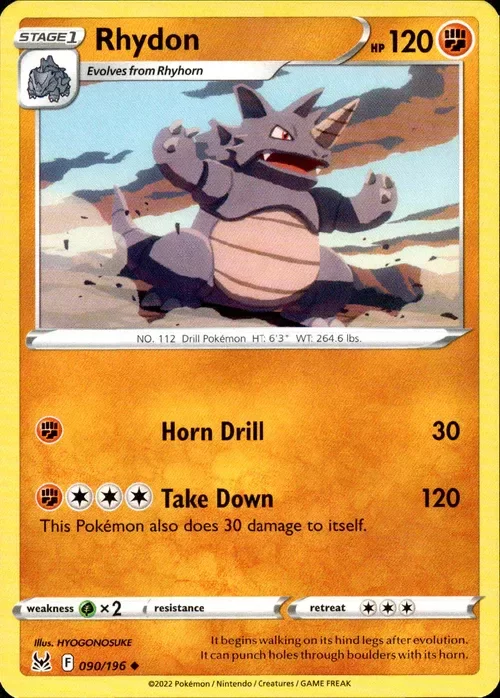 Producto - Rhydon - 090/196 - Lost Origin
