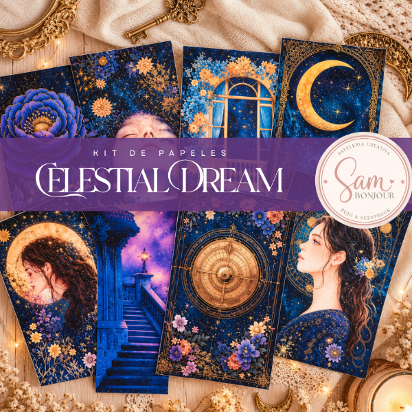 Producto - Kit de Papeles: Celestial Dream