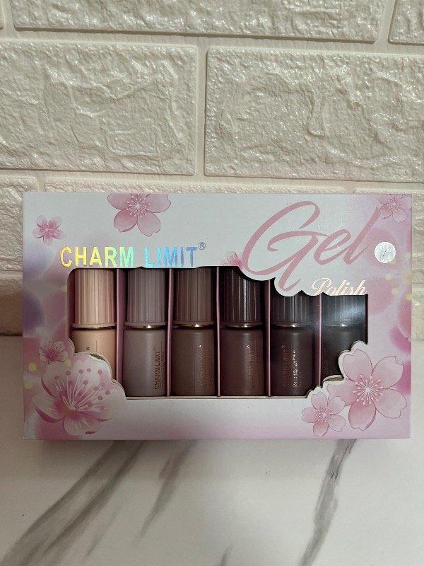 Producto - Esmaltes Semipermanentes Gel Polish x6 Unidades - Charm Limit Tonos Marrones - 0