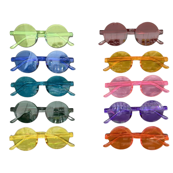Producto - Anteojos redondos Lennon colores acrílico x10