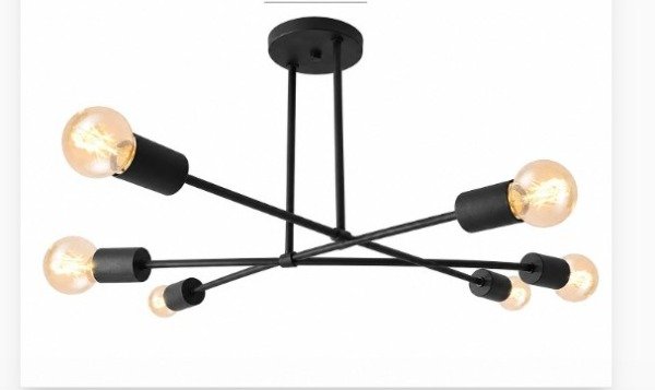 Producto - Plafon Mecano 6 luces E27