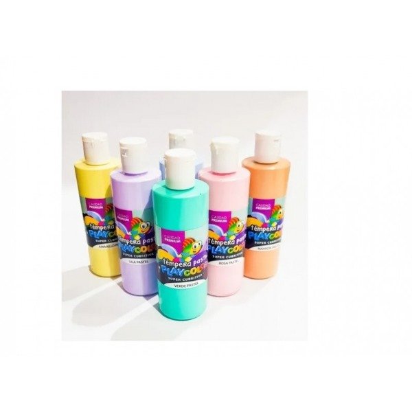 Producto - TEMPERA PLAYCOLOR PASTEL BOTELLA 250CC