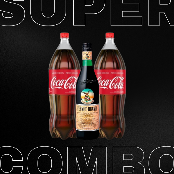 Producto - (combo 1) Fernet 750 + 2 coca cola 2,25lt