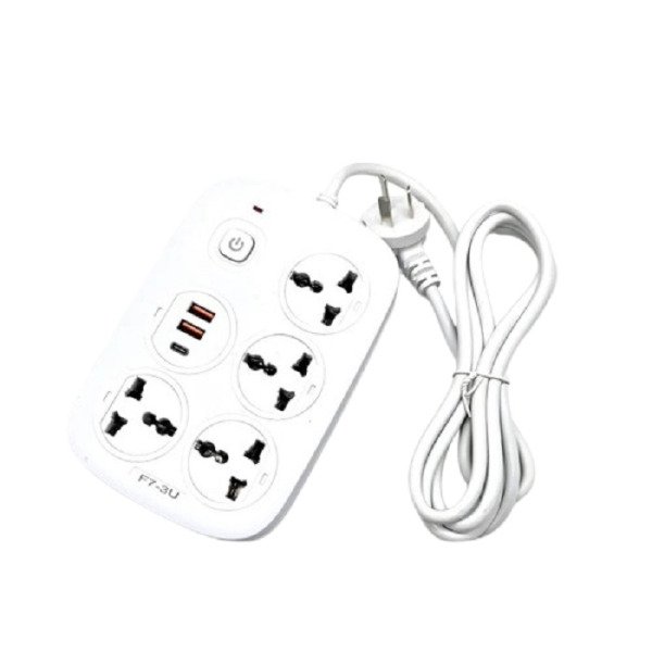 Producto - Zapatilla multiplicadora USB - 220V 2000W F7-3U