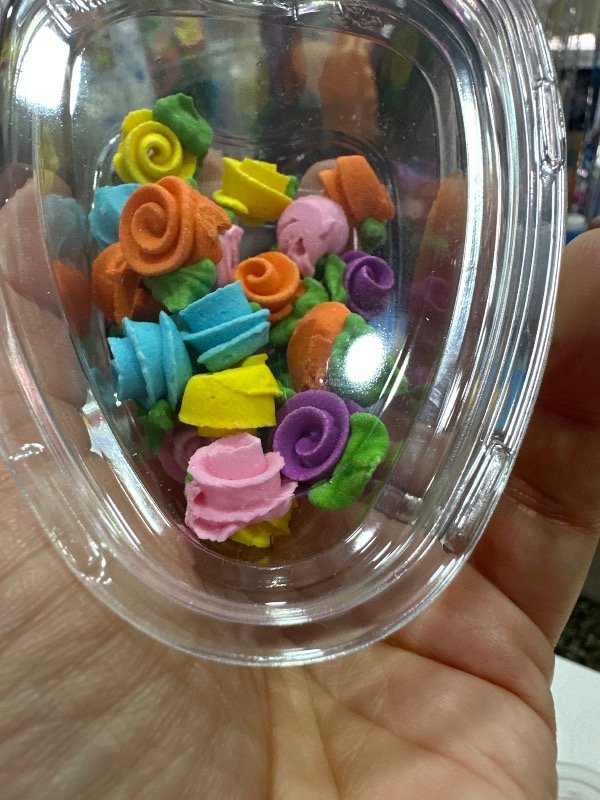 Producto - Flor azúcar rococo x20 multicolores