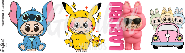 Producto - Transfer Color UV Labubu 003