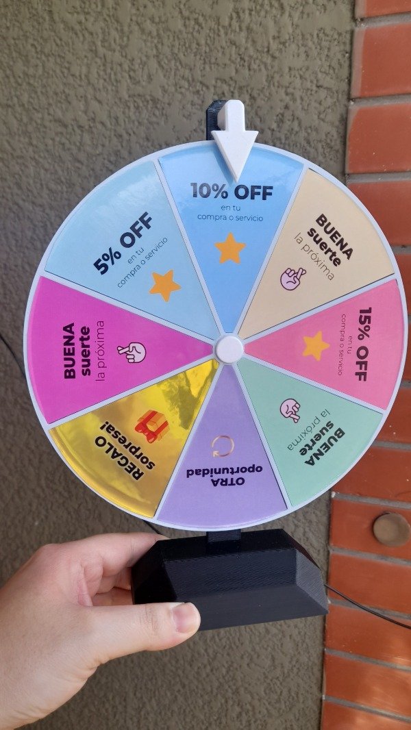 Producto - Ruleta de premios personalizada