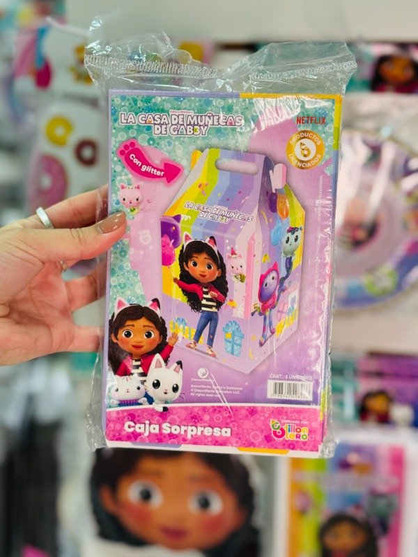 Producto - Caja sorpresa La casa de muñecas de gabby x6u