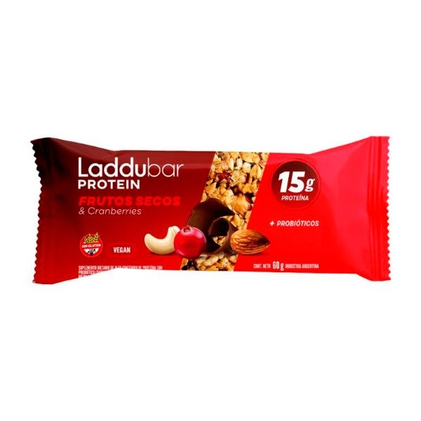 Producto - Laddubar Protein - Frutos Secos y  Cranberries
