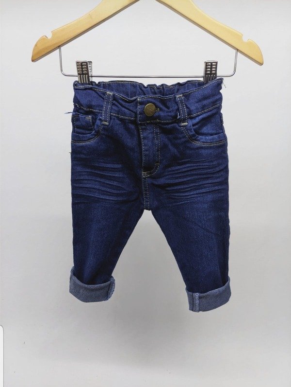 Producto - JEANS AZUL ARRUGADO BEBE
