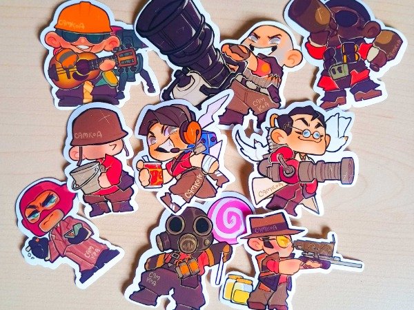 Producto - Stickers Team Fortress 2