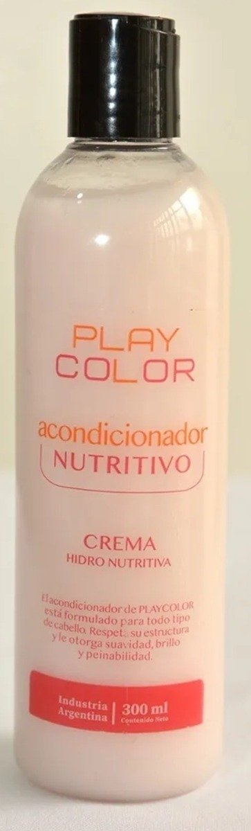 Producto - acondicionador nutritivo crema hidro  nutritiva play color x 300 ml