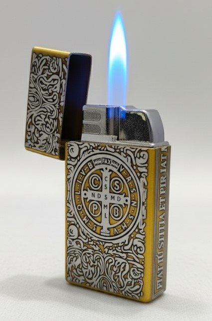 Producto - ENCENDEDOR CATALITICO CONSTANTINE SAN BENITO DORADO RECARGABLE A GAS - 1