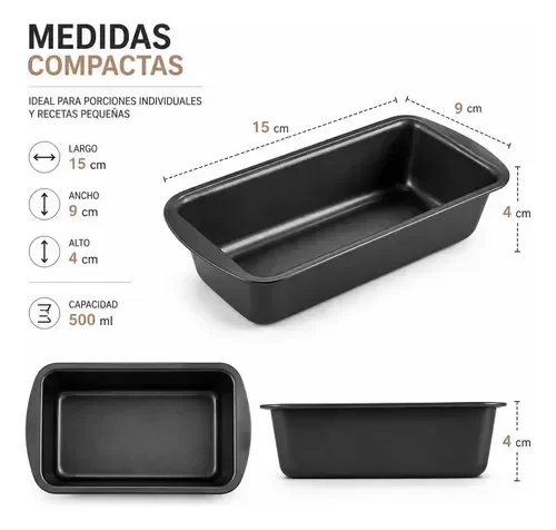 Producto - BUDINERA DE TEFLÓN ANTIADHERENTE CHICA - 3