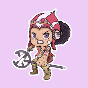 Producto - Stickers en vinilo - One Piece - Usopp