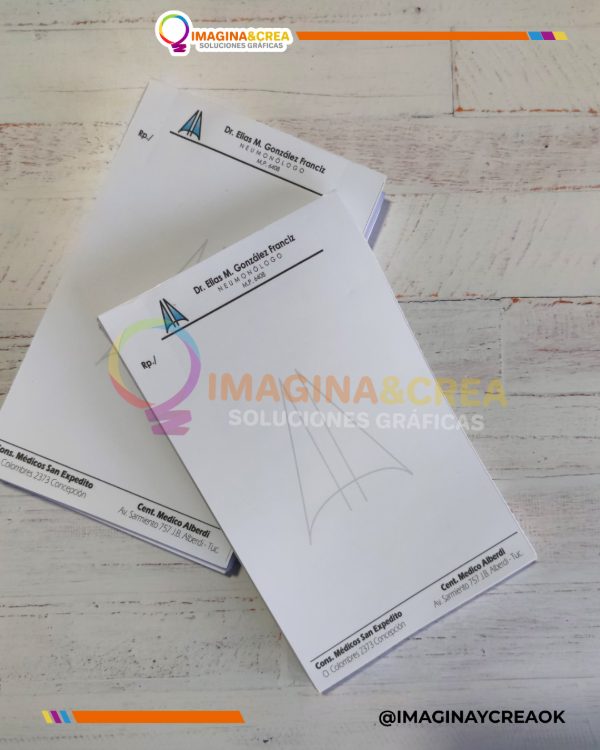 Producto - Recetarios Médicos Personalizados - Diseño Profesional para Consultorios