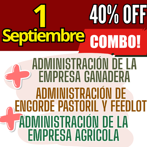 Producto - COMBO 3 CURSOS: Admin Ganadera + Engorde Pastoril y Feedlot + Admin Agrícola - 0