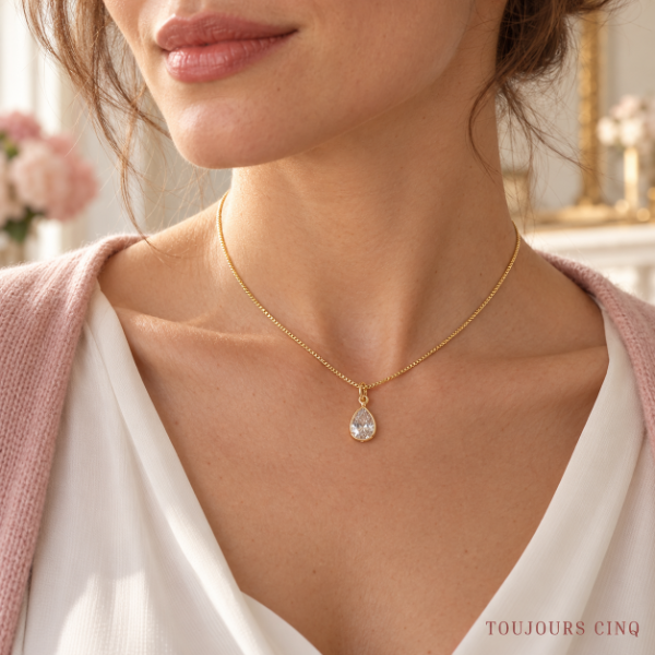 Producto - Gargantilla Drop Gota Grande 13 mm: - 0