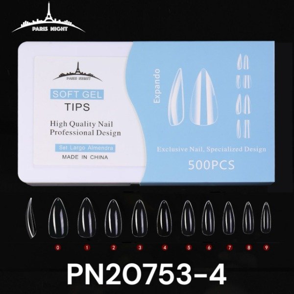 Producto - Tips ALEMNDA Set Largo 500 pcs