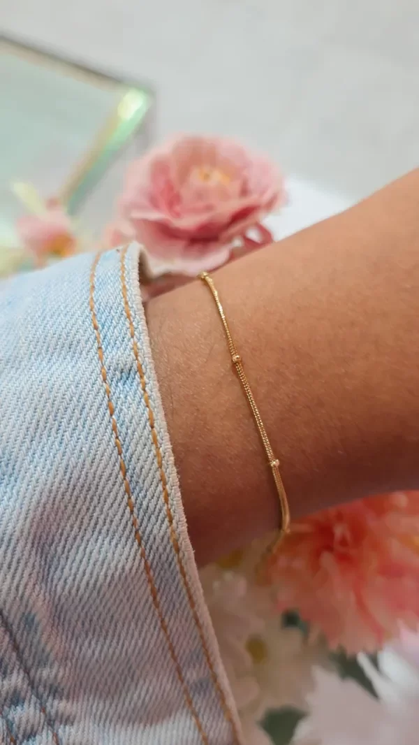 Producto - Pulsera cola de ratón con pintitas AD